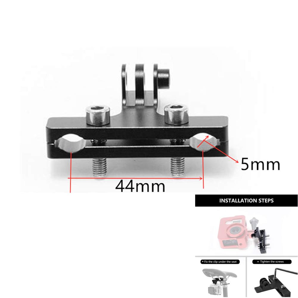 Motorcycle Bicycle Handlebar Aluminum Accessories Mount Clamp for GoPro Hero 13 12 DJI OSMO 360 Action 5Pro 6 Insta360