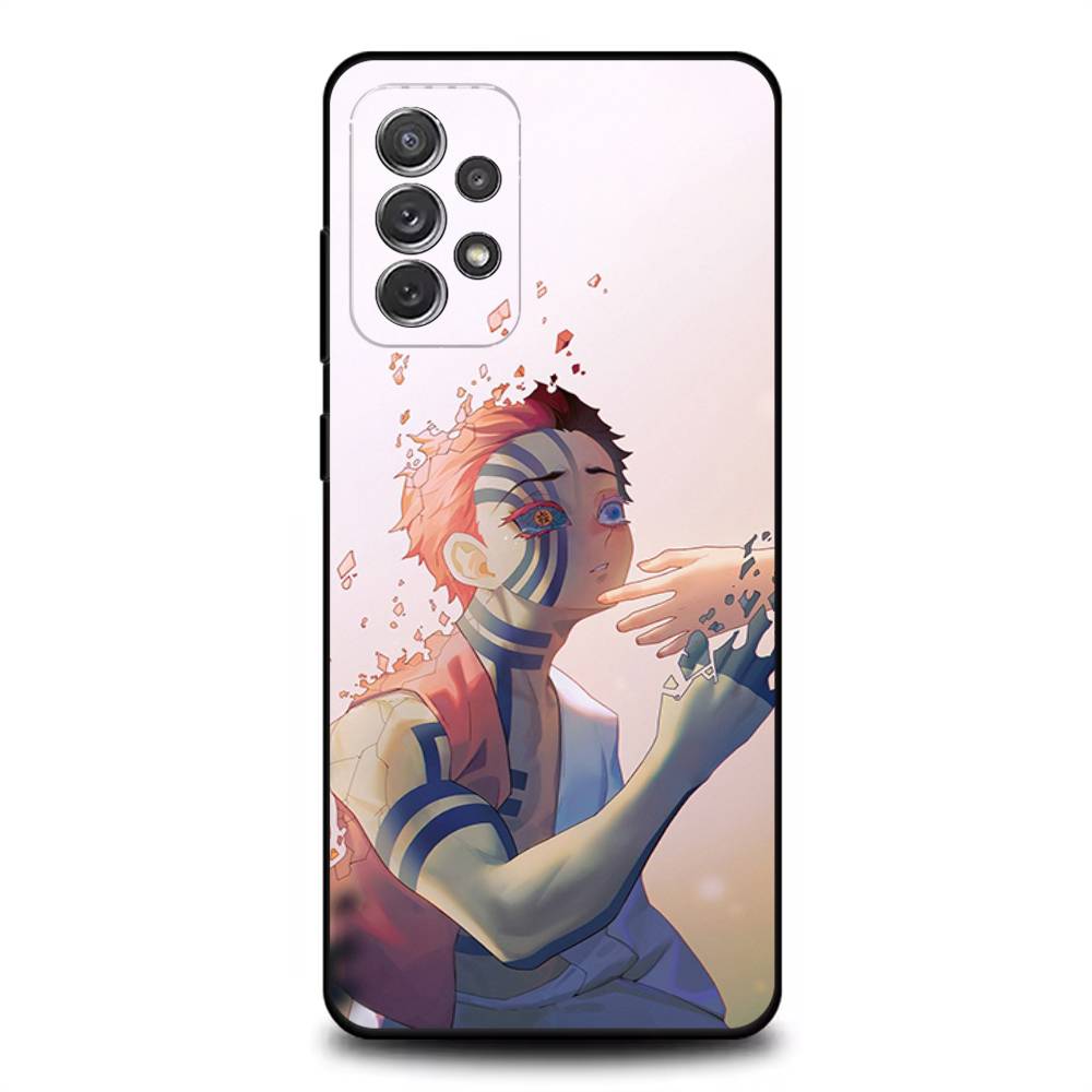 

A-Akaza Anime Phone Case For Samsung S 25,24,23,22,30,21,10,9,Ultra,Plus,Lite,FE,4,5G Black Soft Case SamsungS23u5G