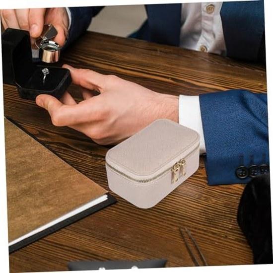No-brand Portable Jewelry Box Ring Display Storage Case