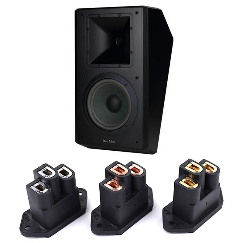 Hot Sale 1Pc HiFi Audio Pure Copper Male Audio IEC Inlet Power 3 Pin Socket AC 250V 10A Elecrtric Plug Connector