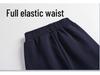 Donkerblauwe fluwelen gevoerde schoolbroek voor kinderen voor Herfst/Winter