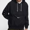 Nike Nsw Big Swoosh Half-Zip Hooded Sport Jacket For Spring Men Jackets Black CD0420-010