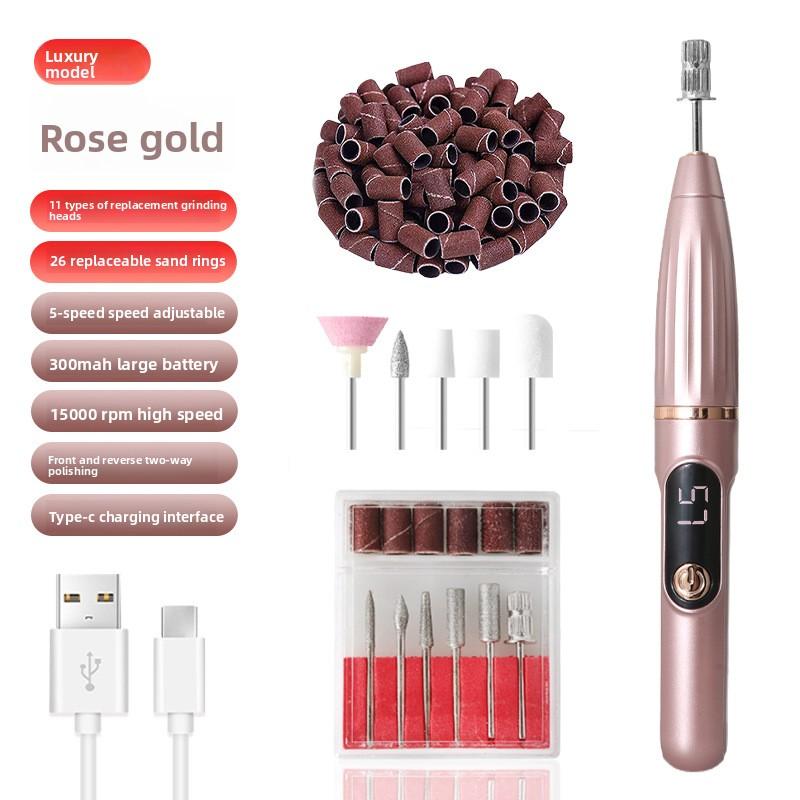 Electric Nail Grinder Small Tool Nail Remover Nail Grinder Portable LCD Electric Nail Clipper Nail Grinder