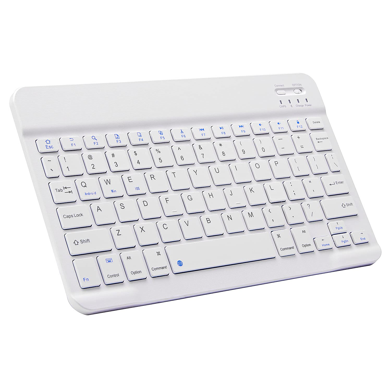 

Ultra-Thin Foldable Bluetooth Keyboard, Portable USB-C Rechargeable Universal Wireless Mini Keyboard for iPad Tablet Smartphone
