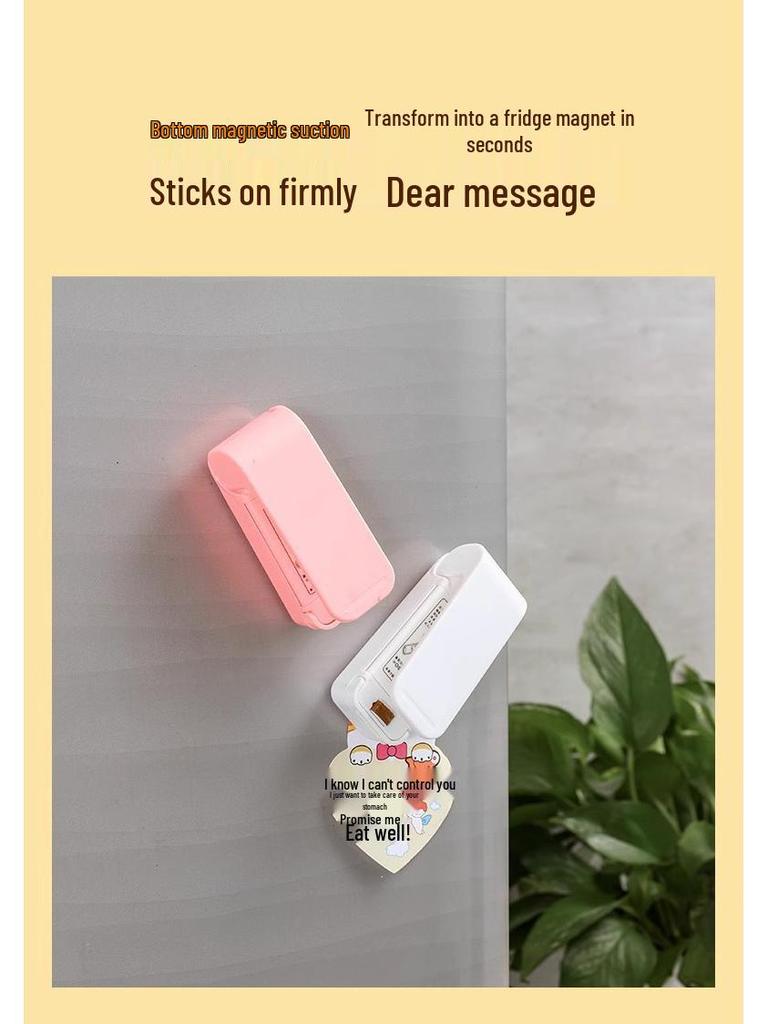 Compact Snack & Food Vacuum Sealer for Household Plastic Bags