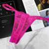 3Pcs/Set Adjustable Belt Sexy Women Lace Thong Panties Low Waist G-String Underwear Hollow Out Lace Lingerie