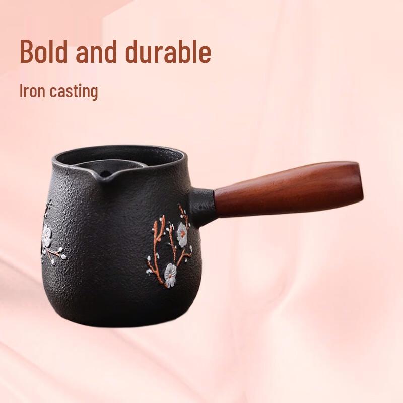 Чугунный чайник Shangqi с боковой ручкой