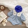 Sweet Princess Baby Girl Embroidered Collar Long-Sleeve Romper
