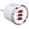 52mm Digital Voltage Sewage Water Level Gauge Waterproof Red Backlight Secure Connection Sewage Water Level Voltmeter