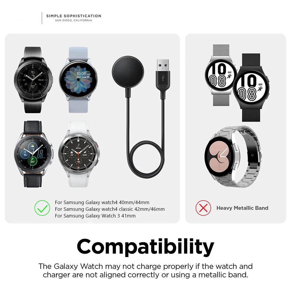 Stojanový držák nabíječky pro chytré hodinky, náhradní nabíječka pro hodinky, silikonová základna, protiskluzová pro Samsung Galaxy Watch 4/4 Classic/3/5/5Pro