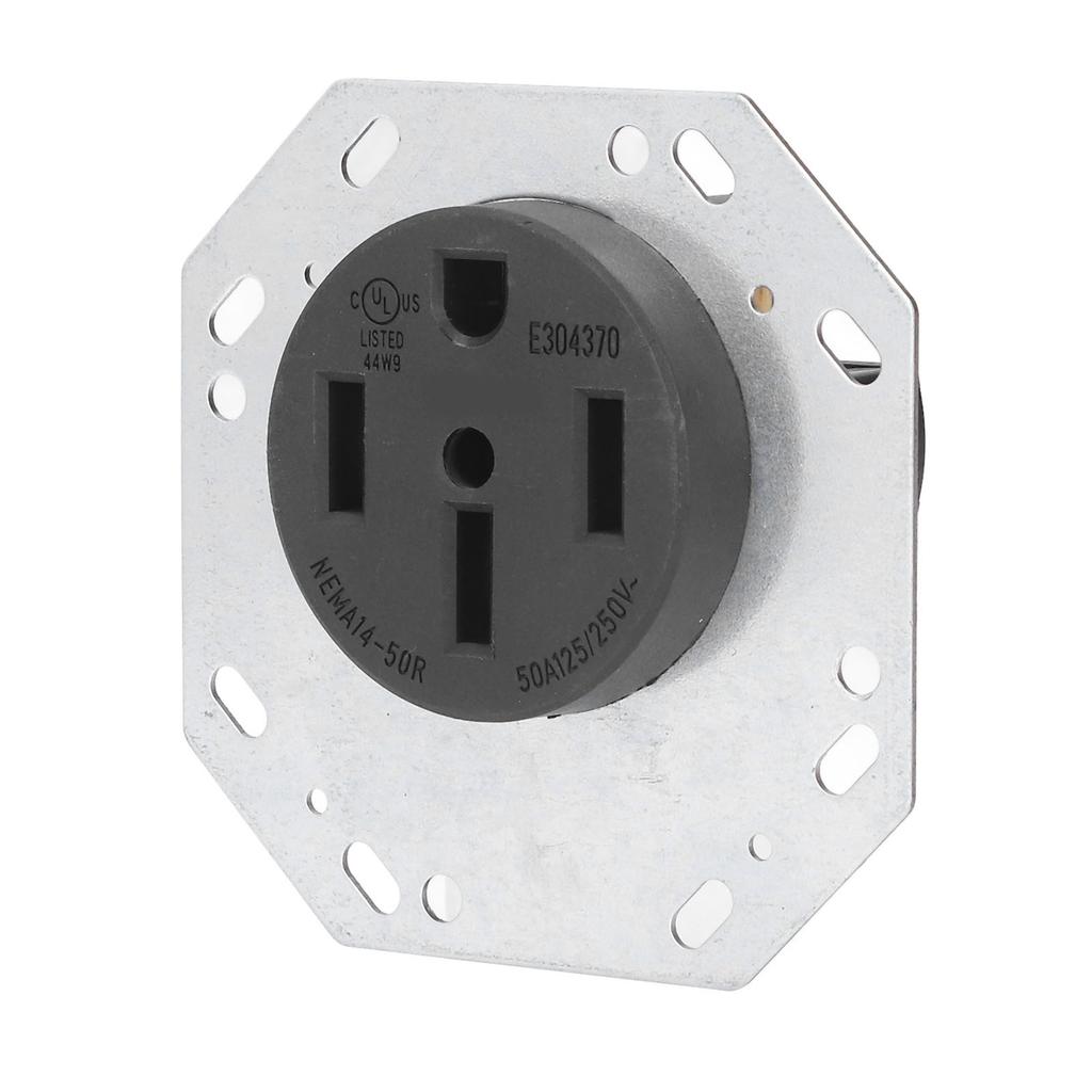 Outlet Socket NEMA L14?50R US Standard Straight Industrial Receptacle Outlet 50A 125250V