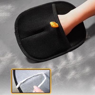 Pet Static Electricity Hair Removal Glove Multipurpose Dog Cat Grooming Tool Hands On Pet Static Hair Removal Glove