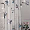 Dekorative Boho-Leinen-Vogelvorhänge, Vogel-Duschvorhang, transparente Vorhänge für Wohnzimmer, Boho-Kinderzimmer-Vorhang, Babyzimmer-Tüllvorhang
