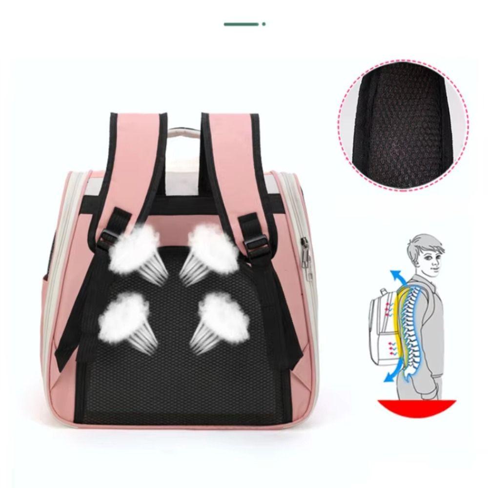 Waterproof Travel Puppy Bags Breathable Pet Carry Backpack Durable Cat Carrying Bag  Hiking Camping