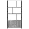 Bookshelf Gray Sonoma 80 x 30 x 155.5 cm Particleboard