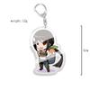 Monogatari Series Keychain: Hachikuji Mayoi & Hitagi Senjougahara Acrylic Pendant
