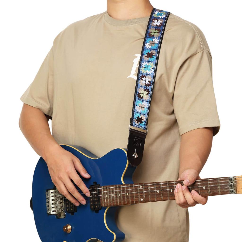 Kikutani KSTR-304 Guitar/Bass Strap, 50mm Wide, 950-1,620mm