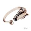 1Pc Women Fashion Horse Head Adjustable Index Finger Opening Ring Characteristic Jewelry