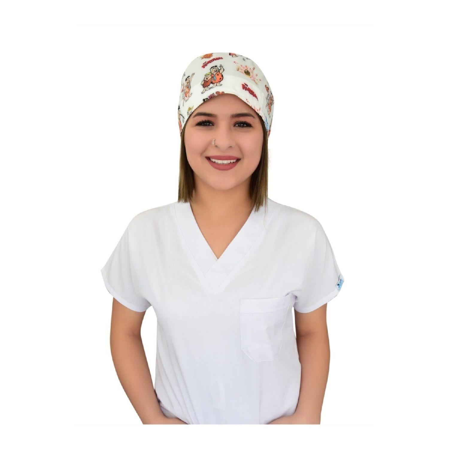 

Stone Age Patterned Doctor Nurse Surgery Hospital Cook Bones білий