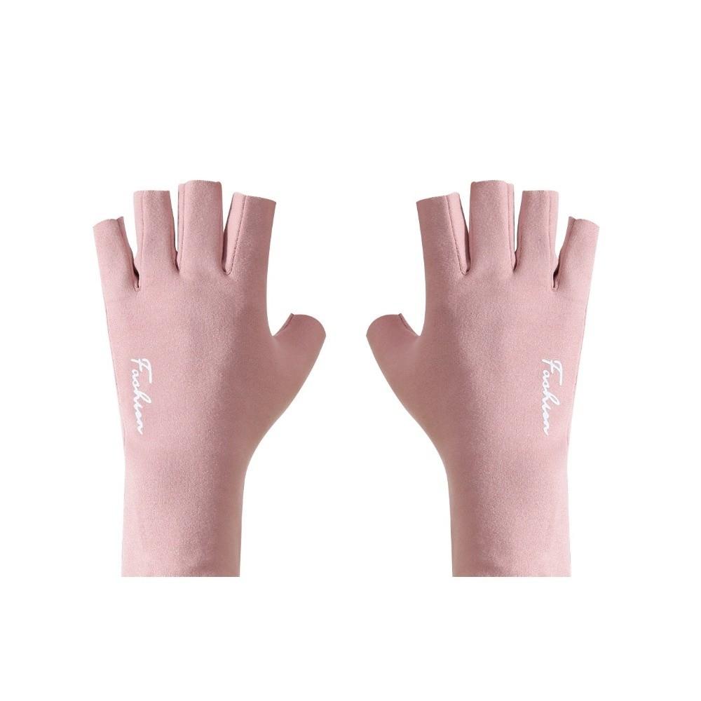 Thin Style Half Finger Gloves Solid Color Touchscreen Gloves  Outdoor Activities