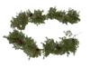 Simulated Green Pine Needle Rattan Vine, 2m Encrypted Plastic Christmas Decoration for Festive Atmosphere.