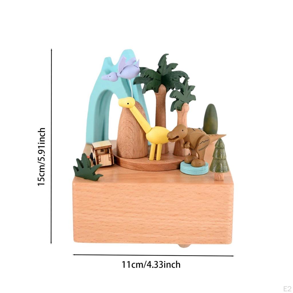 Music Box Table Centerpiece Crafts Cute Clockwork Toy Desktop Ornament Home Decor Accessories for