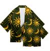 Women's Sun Pattern Series Shirt Performance Clothing Literature Japanese Uniform Dojo Hinoki Kimono Digital Printing