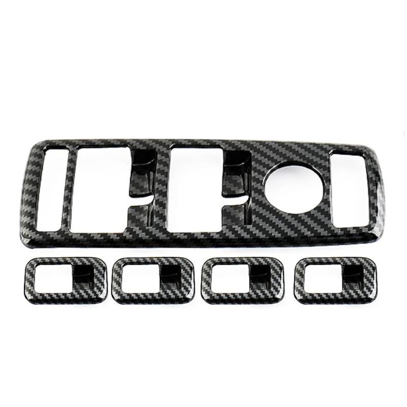 Hot Interior Mouldings Car Window Control Lift Switch Panel Cover Trim Frame For Mercedes Benz A B C E GLE GLA CLA GLK Class W17