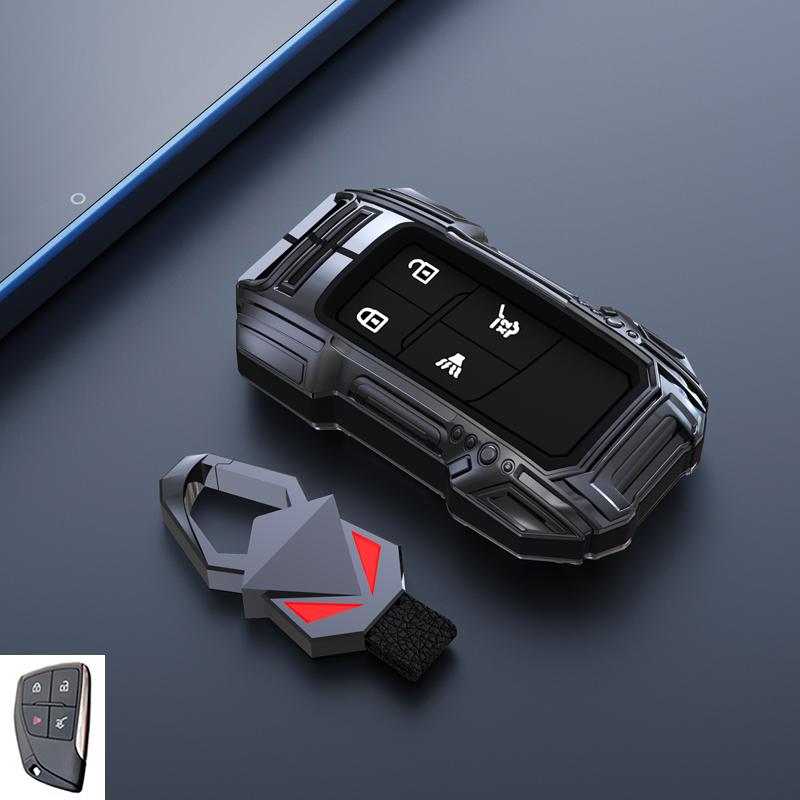 Car Key Fob 3/4/5/6 Buttons Cover Case for Chevrolet Silverado 1500 Suburban Tahoe for Cadillac for GMC Sierra Yukon 2023 2024