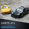 1:36 Chevrolet Corvette C6R C7 Висока симуляція Вишукані литі іграшкові транспортні засоби Стилізація автомобіля Спортивний автомобіль Модель-іграшка зі сплаву З відтяжкою