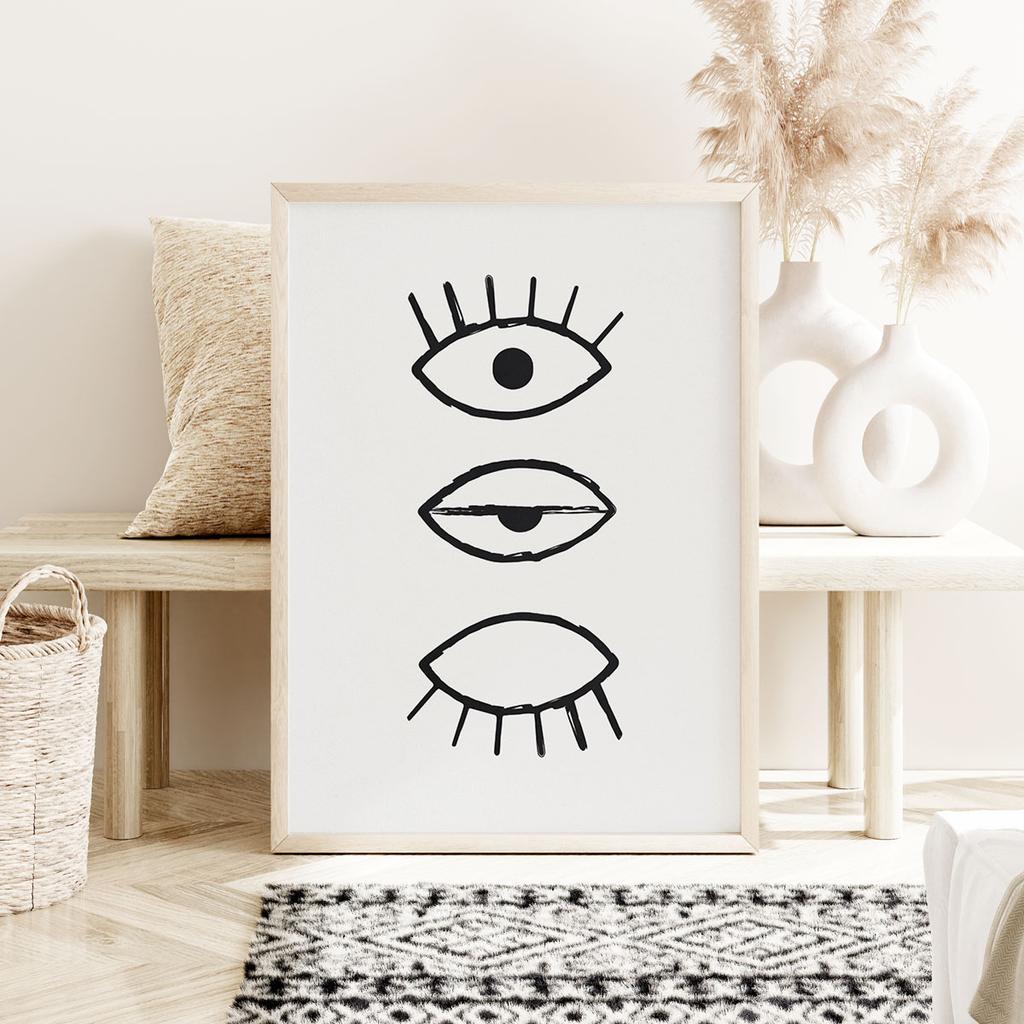 Poster Illustration Eye Eyes