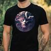 Men's T-Shirt Medusa Motif Cotton Size XS To 5XL