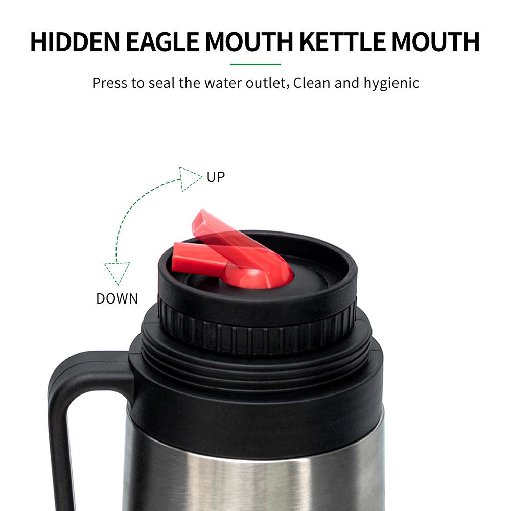 Yerba Mate Kit - Modern Mate Gourd, Bombilla, Cleaning Brush, Thermos Set Included - Premium 304 Stainless Steel (Silver)