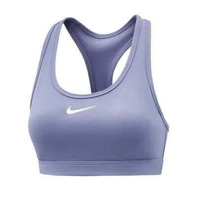Women's Swoosh Medium Support Padded Sports Bra Ashen Slate DX6822-499