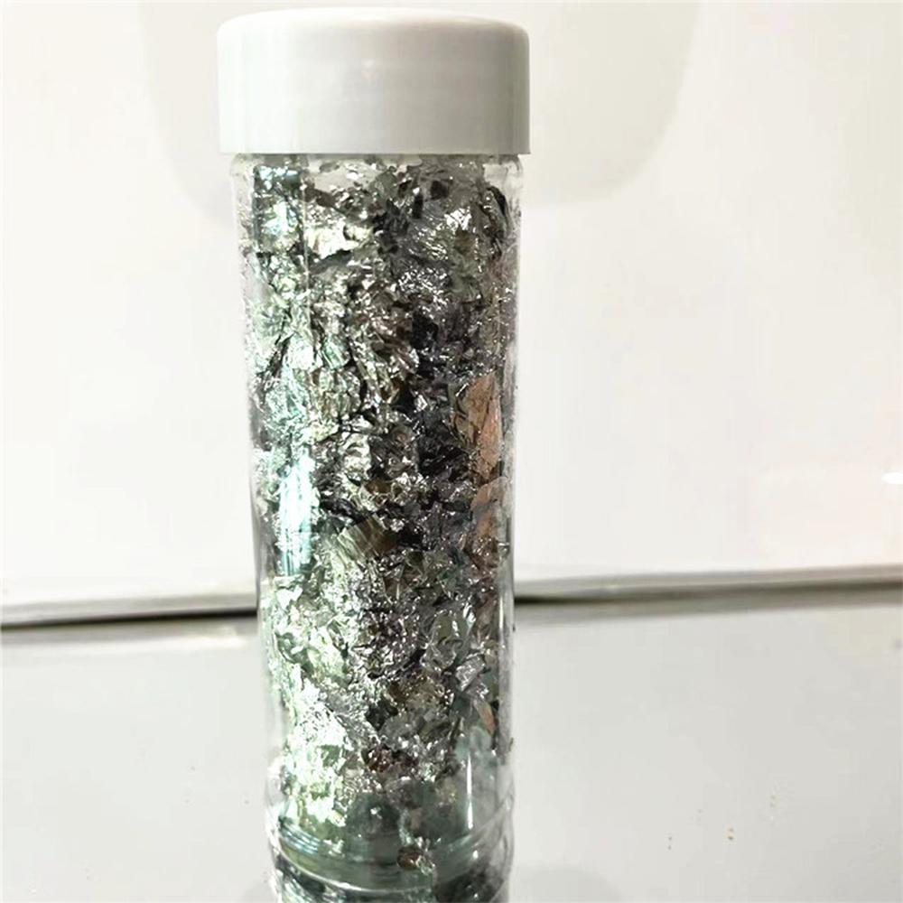 Bottled Gold Leaf Strong Sense Of Decoration Gold Leaf Fragments Broken Rose Gold Gold Flakes For Handicrafts Table Decoration