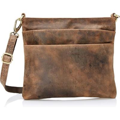 Vintage Leder Umhängetaschen für Damen - Sling Damen Geldbörse, Schultertaschen & Handtaschen