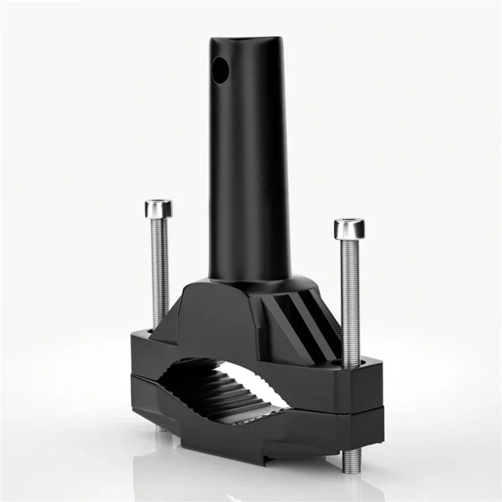 Aluminium Zinc Zinc Alloy Headlight Clamps Universal Spotlight Extension Pole Frame  For Motorcycle Bumper