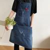 Unisex Kitchen Cooking Apron Oil-Proof Waiter Extended Aprons Barber Work Clothes  Restaurant Use