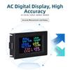 1pc LCD Digital Display Single Phase Power Meter AC 60-300V 0-100A Energy Voltage Current Frequency Power Factor Monitoring
