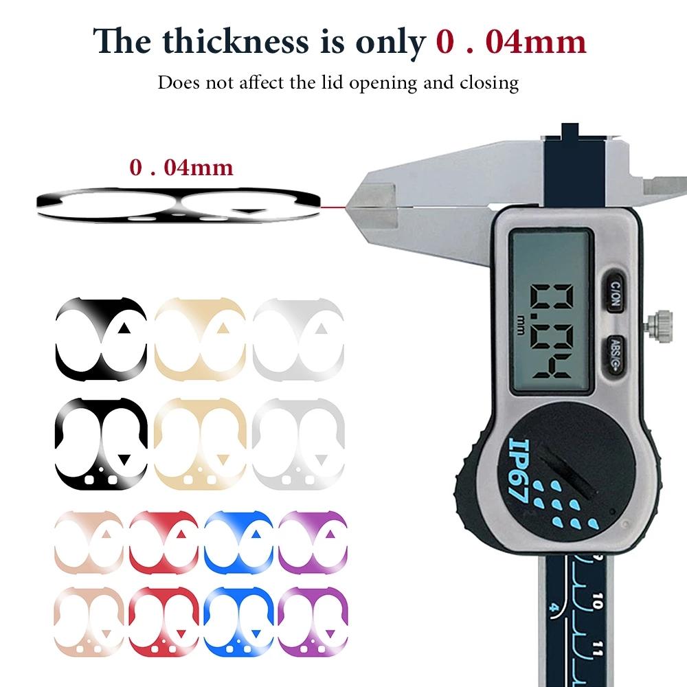 Ultra-Thin Metal Dust-Proof Guard Stickers for Samsung Galaxy Buds Live Earphone Skin Protect Film for Buds Live