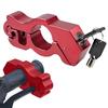 Motorcycle Front Brake Lifactlab. Lock, Anti-Theft Security, Keyless, Anti-Theft (Red)