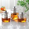 Glass Teapot with Infuser for Loose Leaf Tea Stovetop Safe Glass Tea Kettle 1000ML
