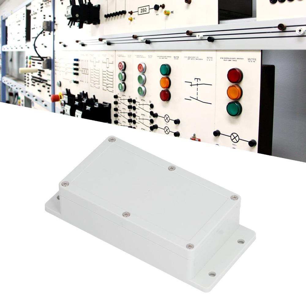 ABS Junction Box F7 Fixed Ear 158x90x46mm Waterproof Case with Screw and Waterproof Line Waterproof Electrical Enclosure Box