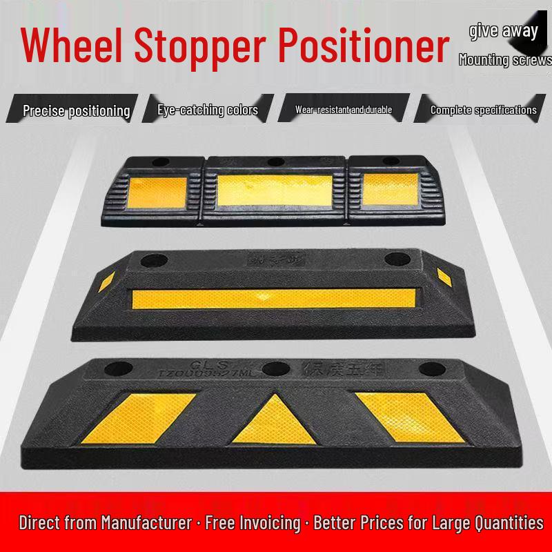 Rubber Wheel Stopper and Parking Aligner