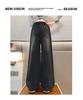 Girls' Wide-Leg Denim Pants, Loose Fit Casual Trousers for Spring and Autumn 2025