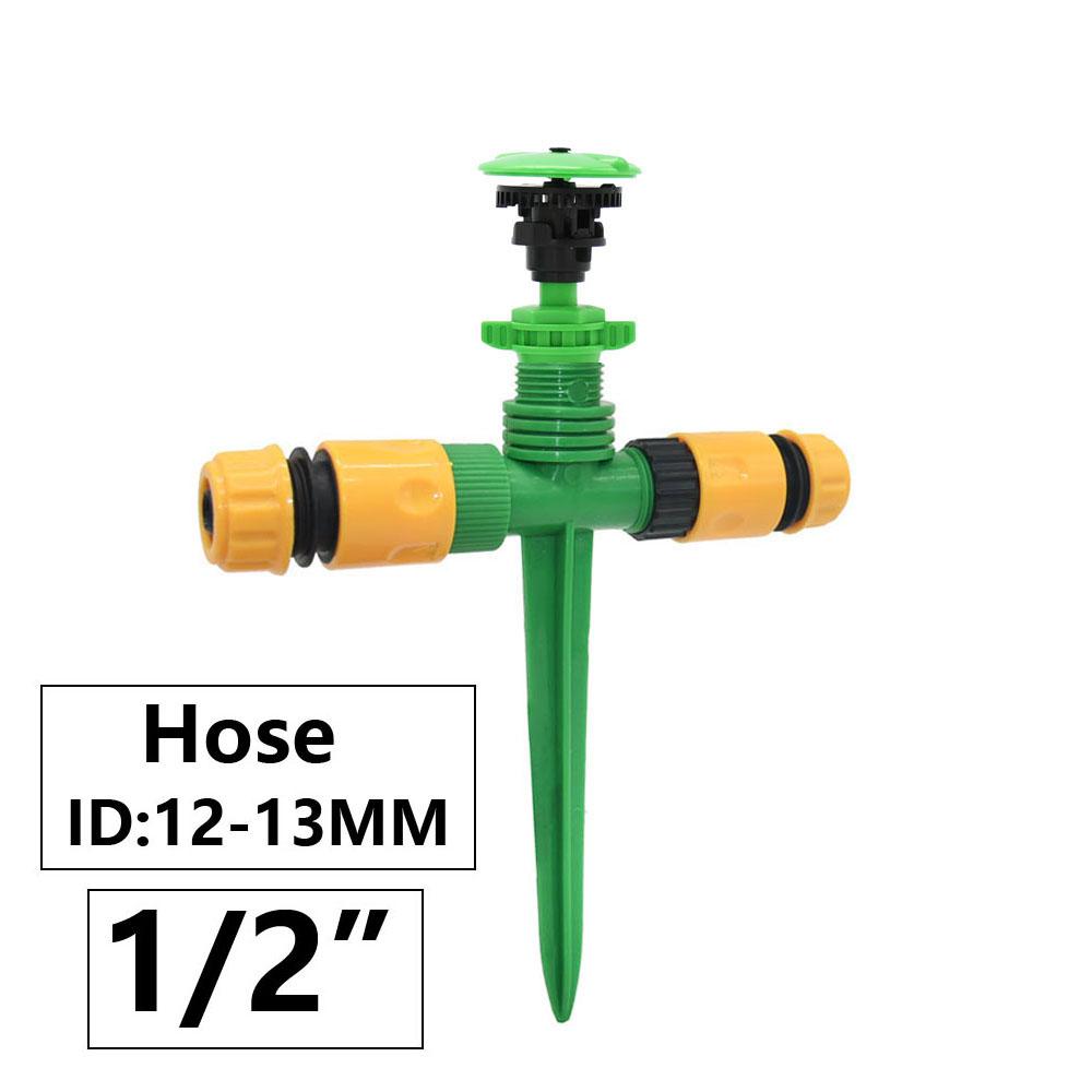 1/2" Male Thread Automatic Rotating Jet Sprinklers Nozzles For Garden Irrigation Lawn Greenhouse Farm