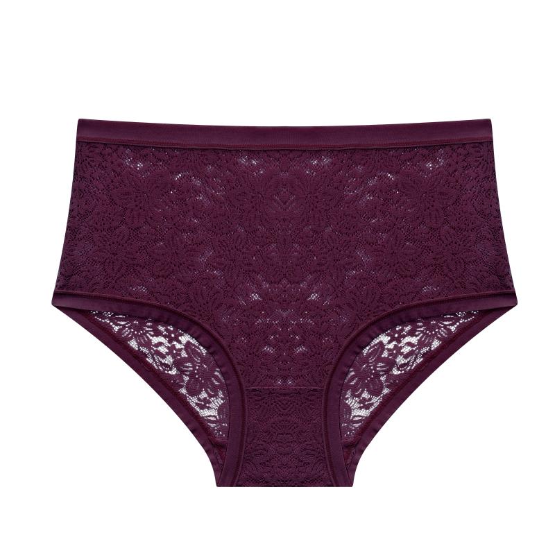 Dámské sexy kalhotky Bezpečné duté krajkové květinové dámské kalhotky s nízkým pasem Jednobarevné Pohodlné Horký prodej Dámské spodní prádlo S-XXL