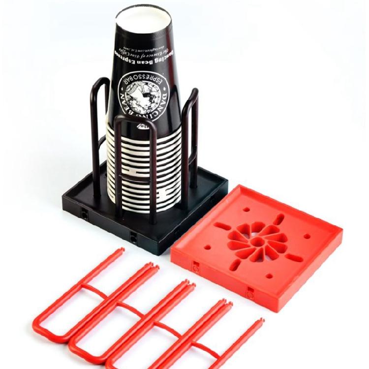 Easy To Use Cup Shelf Mutifunctional Glass Display Stand for Office Use