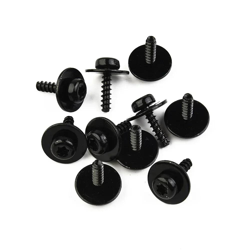 10 Pc/set Under Engine Shield Air Dam Deflector Torx Screw Bolt For Ford Focus Escape Car Torx Pan Head Sems Tapping Screw Bolt