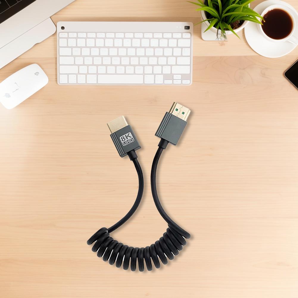 8K HDMI-Compatible 2.1 Cord 48Gbps Extension Converter Male To Male HDMI-Compatible To Mini/Micro HD Cable for Camera To Monitor